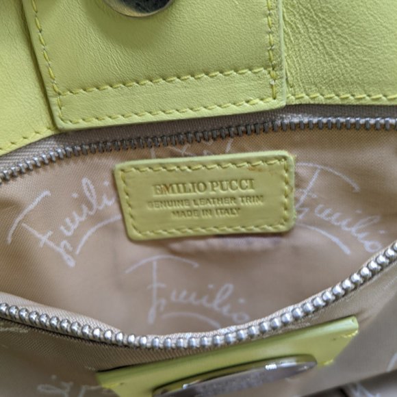 Emilio Pucci Leather/Canvas Bag - Picture 13 of 13